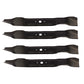 Qty 4: Mulching Blade
 Fits Craftsman Replaces SPM214685078