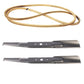 Deck Blades Belt Kit Fits Cub Cadet 42" LTX1042 LTX1040 954-04060B 942-04308