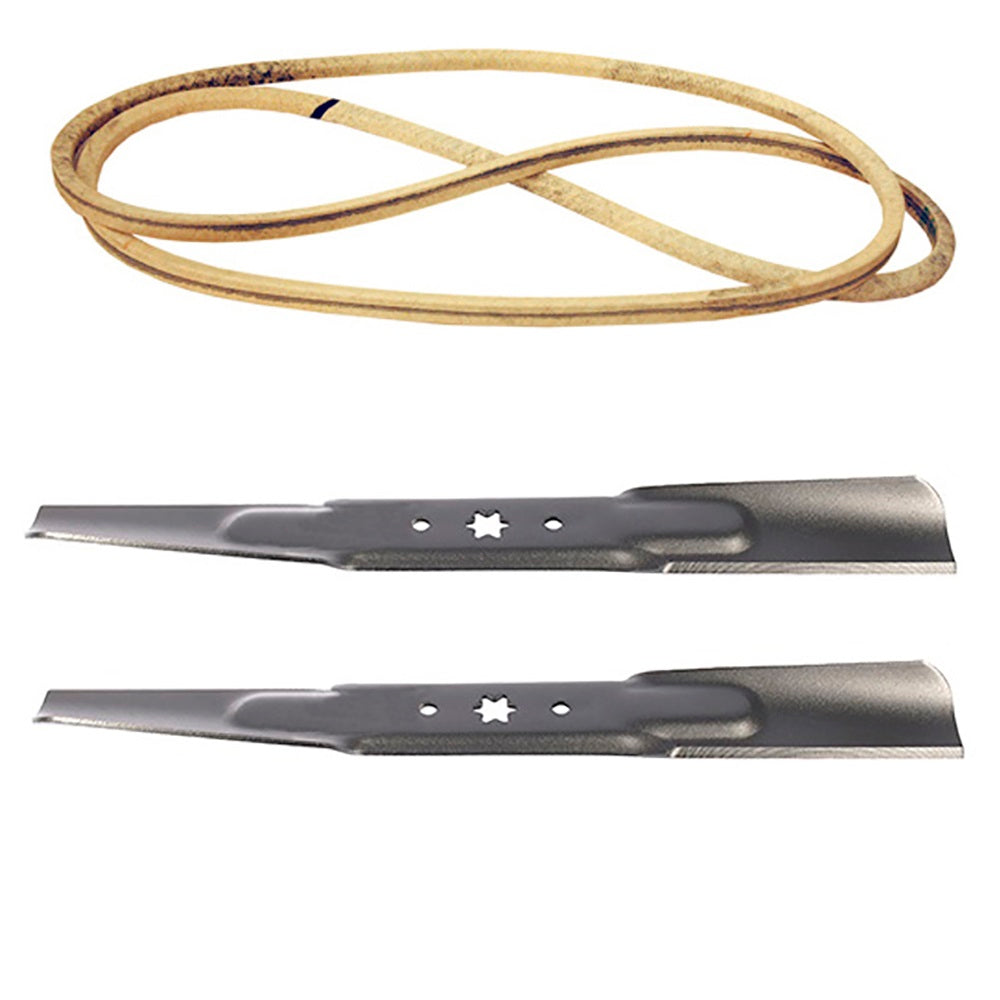 Mower Deck Belt and Blade Set Fits Troy Bilt Replaces 490-110-C108