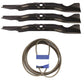 Mower Deck Blades & Belt
 Fits Toro Replaces 112-0316