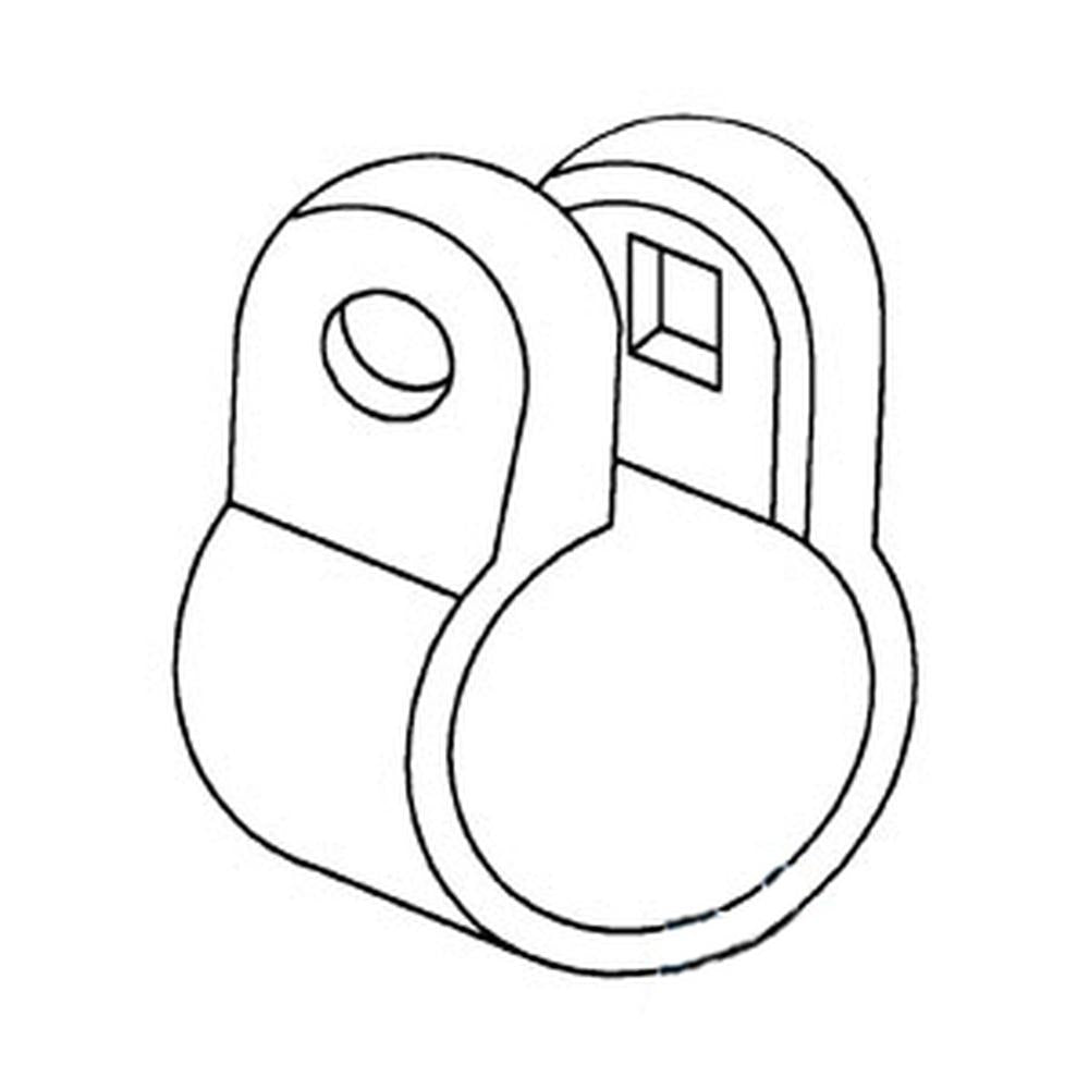 957E3287 Rod Clamp Fits Ford/New Holland Tractors 2000-4600