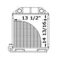 Radiator 957E8005 Fits Ford New Holland Dexta