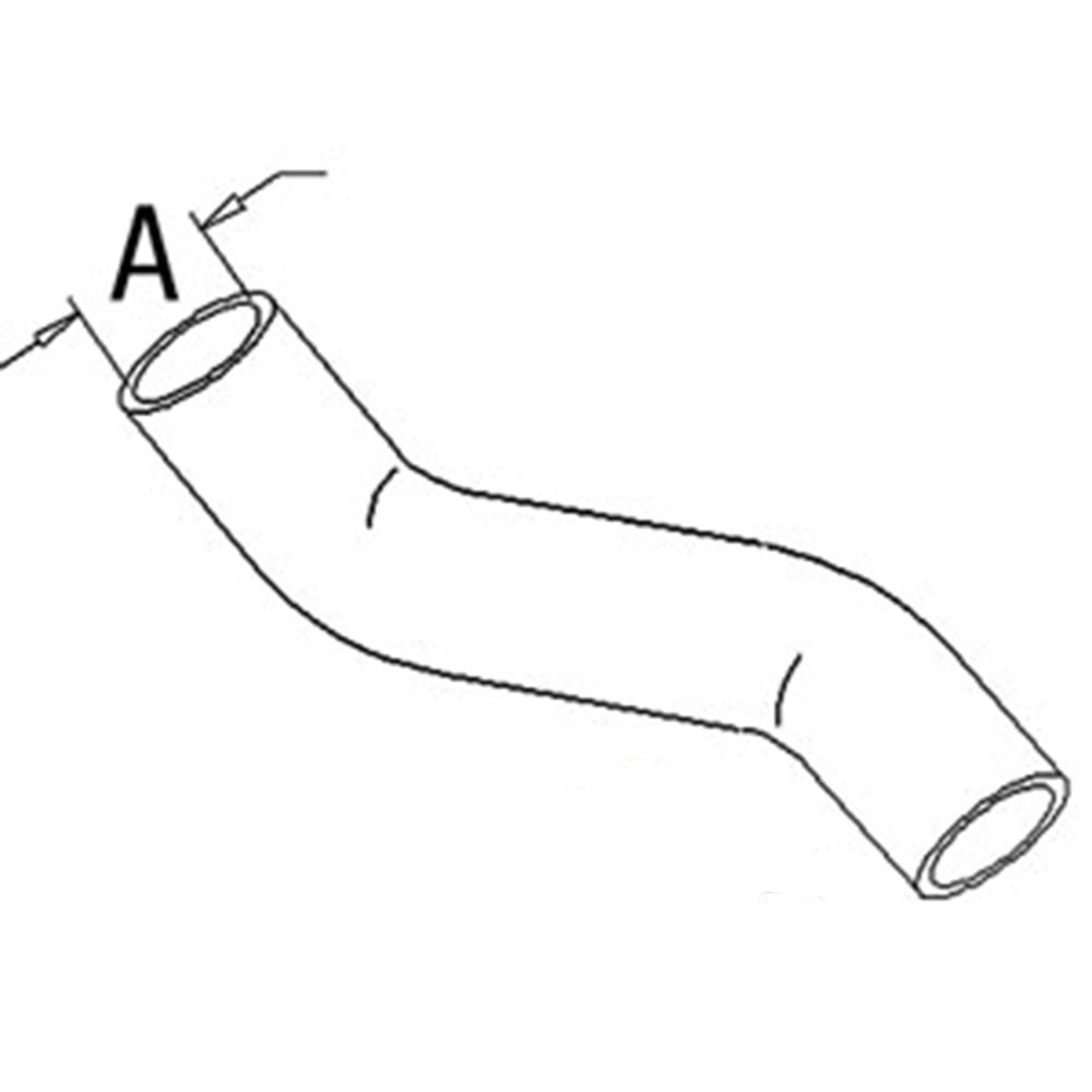 Radiator Hose - Upper Fits Ford Super Dexta 957E8260B