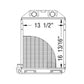 Radiator Fits Ford/New Holland Replaces 81805483