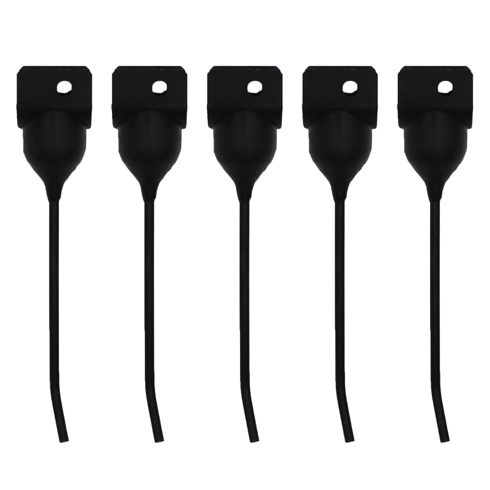 850612 Five (5) Rubber Mounted Rake Teeth Fits John Deere 640 650 652 660 662