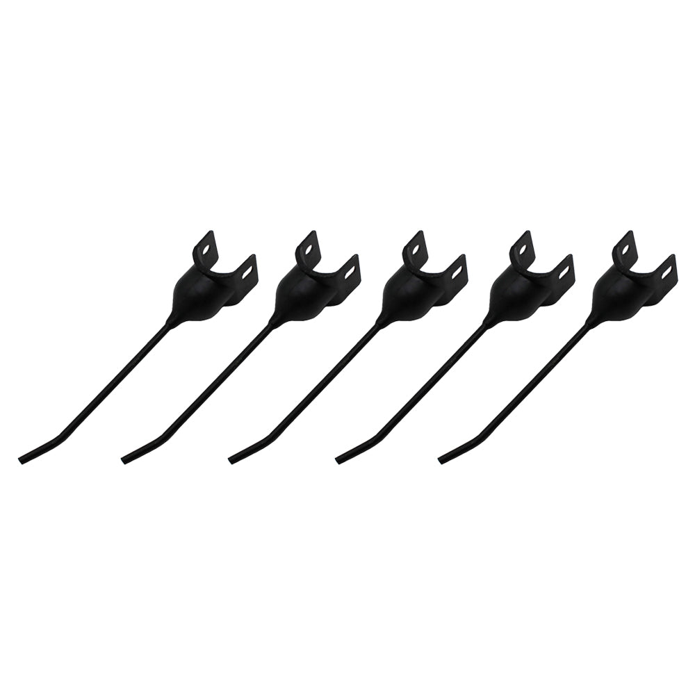 850612 Five (5) Rubber Mounted Rake Teeth Fits John Deere 640 650 652 660 662
