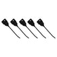 850612 Five (5) Rubber Mounted Rake Teeth Fits John Deere 640 650 652 660 662
