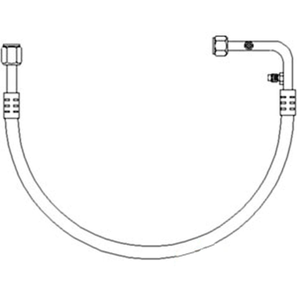 Air Conditioning Hose Line - Compressor to Condenser Fits Case IH 7120 7130