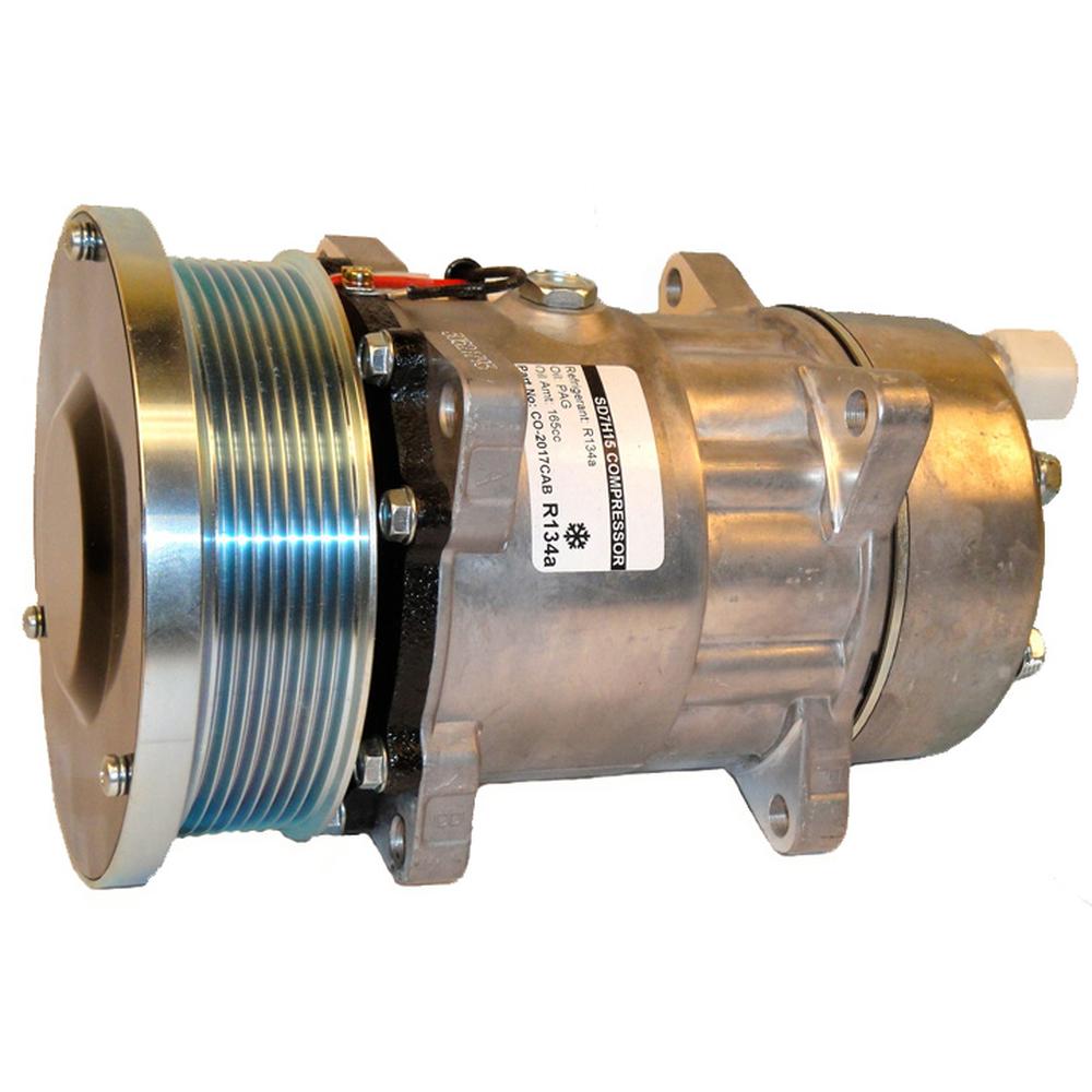 Compressor w/ Clutch Fits Ford/New Holland Replaces 9824775