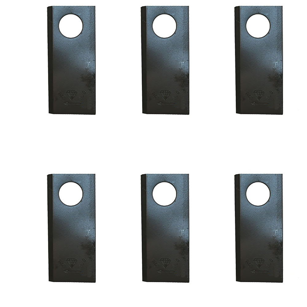 Qty 6: Right Hand Disc Mower Blade Fits Universal Products Replaces 9847683