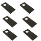 Qty 6: Right Hand Disc Mower Blade Fits Ford/New Holland Replaces 9847683_x6