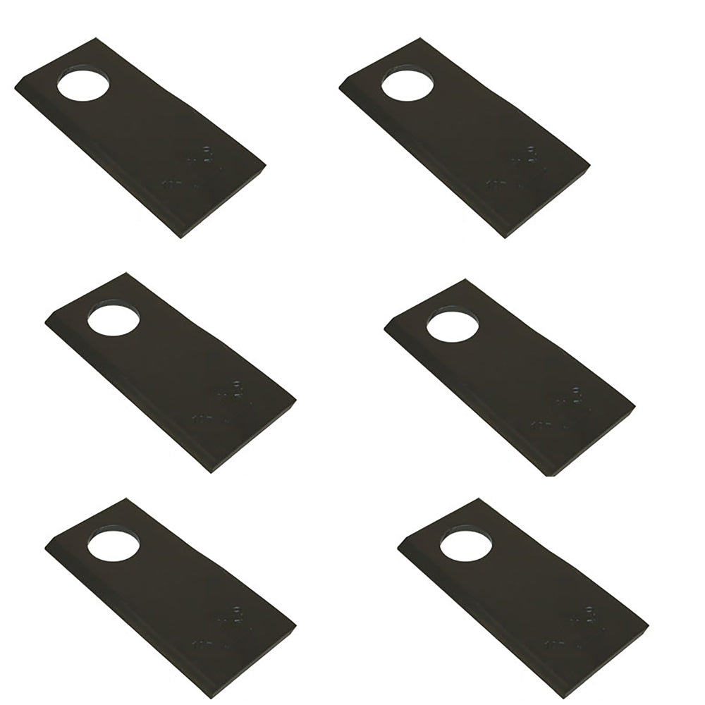 Qty 6: Right Hand Disc Mower Blade Fits Universal Products Replaces 9847683