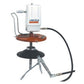 989 Lincoln Air Operated Grease Pump with 25 - 50 lb. Drum / Pail