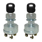 Qty 2: Ignition Key Switch w/ 2 Keys Fits Caterpillar Replaces 095-9269