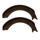 Qty 2: 1/2 Brake Shoe Fits Ford/New Holland Replaces 9N2019