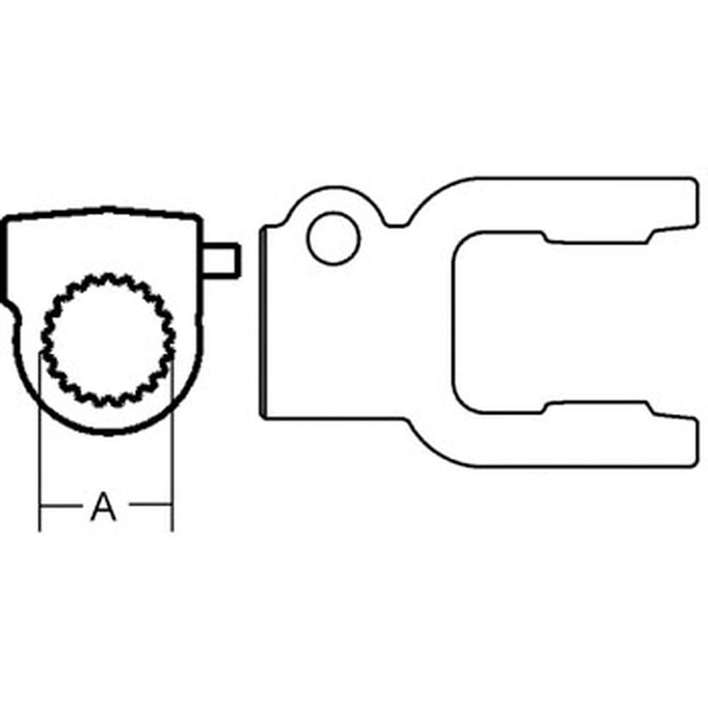 A-102-2621-AI Quick Disconnect Tractor Yoke