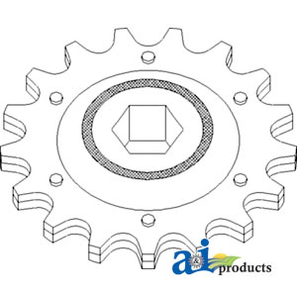 Sprocket 1319759C1 Fits Case IH 1640 1644 1660 1666 1682 2144 2166 2344 2366
