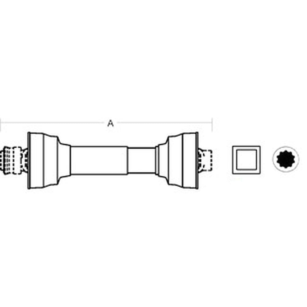 A-14055558-AI Domestic Shafts w/o Yokes