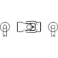 A-15160616-AI Round to Round Joint (w/ Keyway & Set Screw)