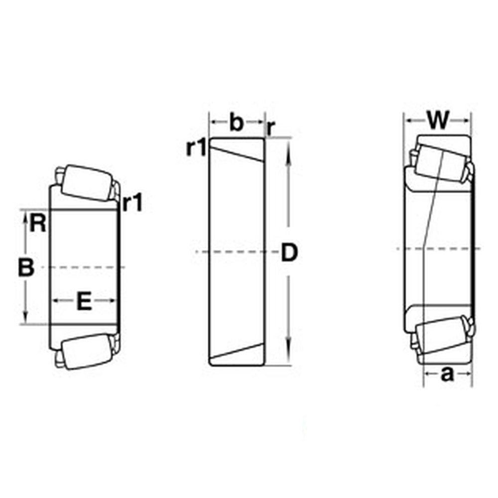 A-19150-P-AI - Cone, Tapered Roller Bearing