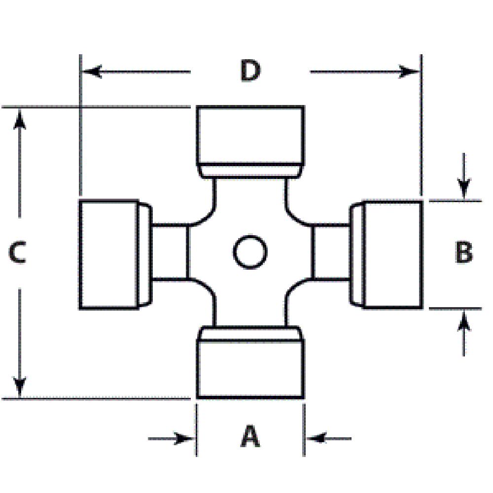 A-201-6580-AI - Cross & Bearing Kit (Extended Lube)