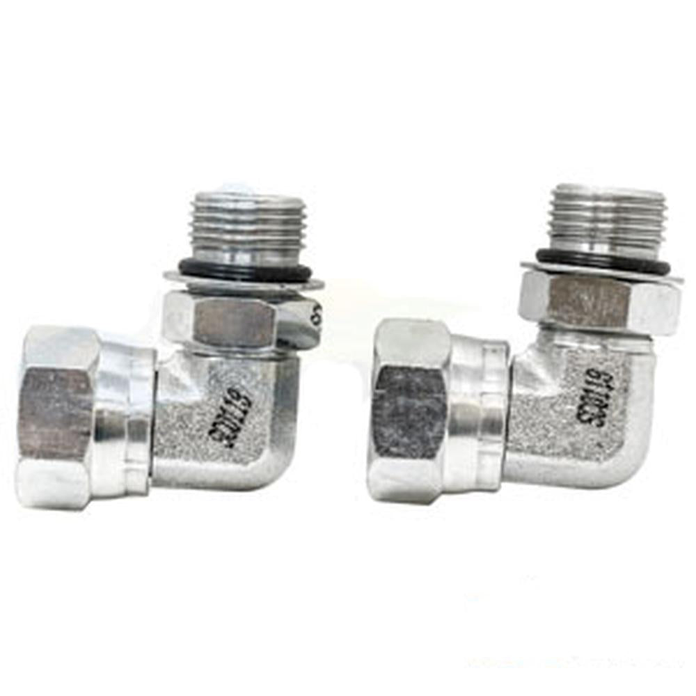 A-43B44-AI 90ï¿½ Female NPT Swivel X Male ORB Adapter