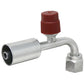 A-461-3269-AI Steel 90ï¿½ Female O-Ring w/ R134A Service Port Fitting