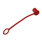 A-5209-4M-RE-P-AI - Red Dust Cap, 1/2"
