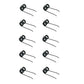 Double Tine Teeth (10) Pack fits Hesston Fits Case IH Tooth 8575 Baler Pickup