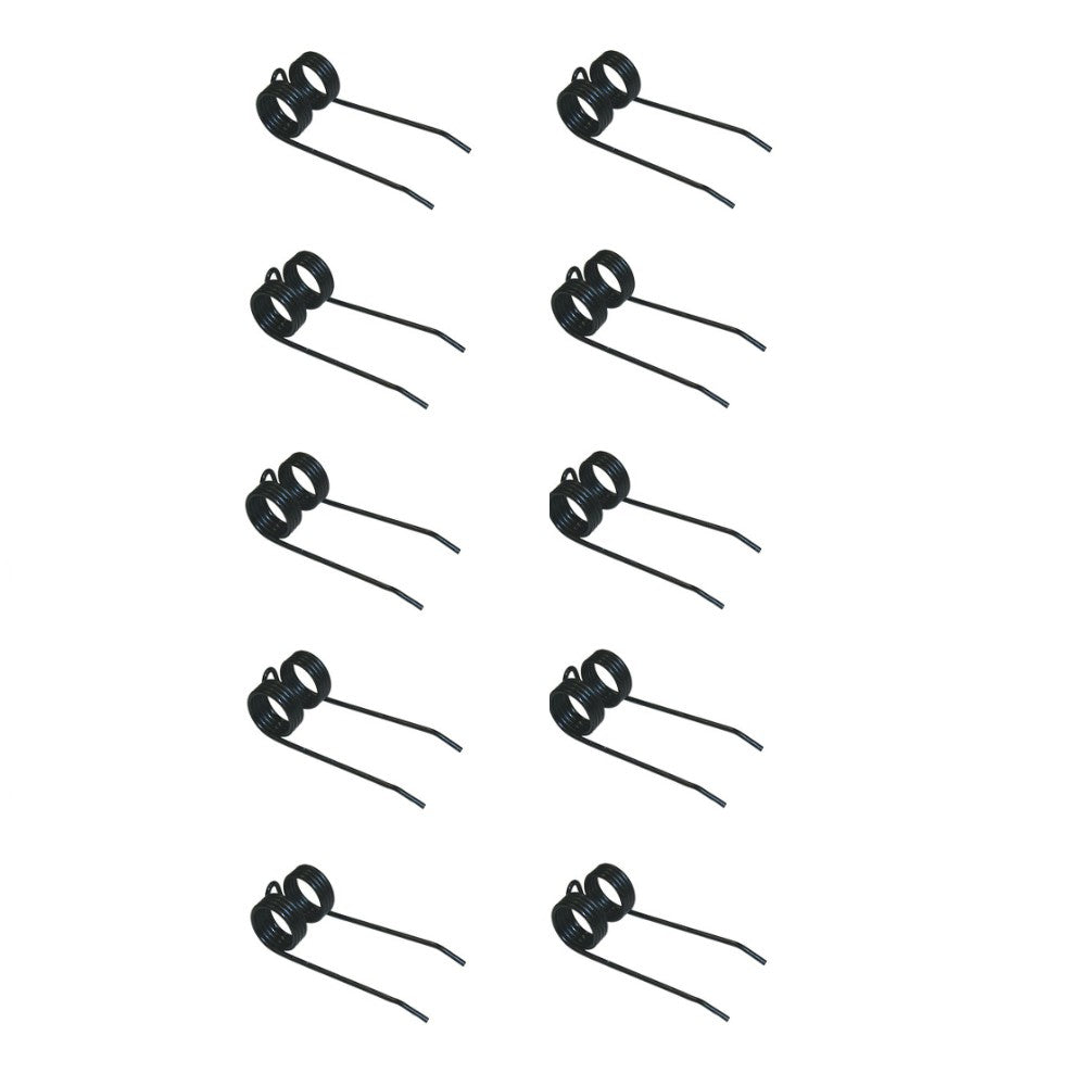 Double Tine Teeth (10) Pack fits Hesston Fits Case IH Tooth 8575 Baler Pickup