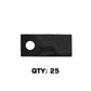 Left Hand Disc Mower Blade (25 Pack) Fits Challenger Replaces 700715576