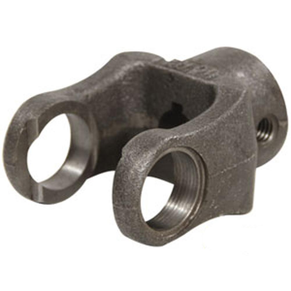 A-800-0610-AI Round Bore Implement Yoke (w/ Keyway & Set Screw)