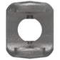 A-806-0516-AI Round Bore Implement Yoke (w/ Double Keyway & Set Screw)
