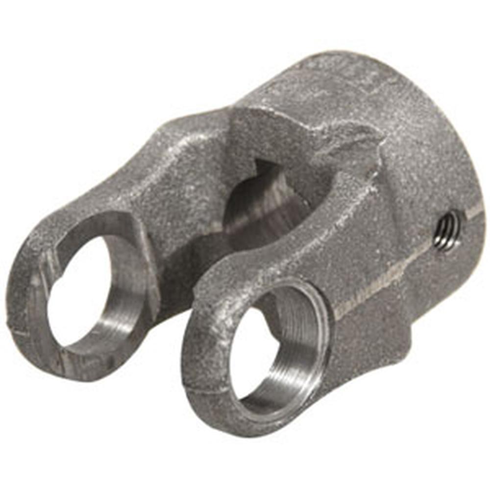A-D068618-AI Implement Yoke Round Bore w/ Double Keyway & Set Screw