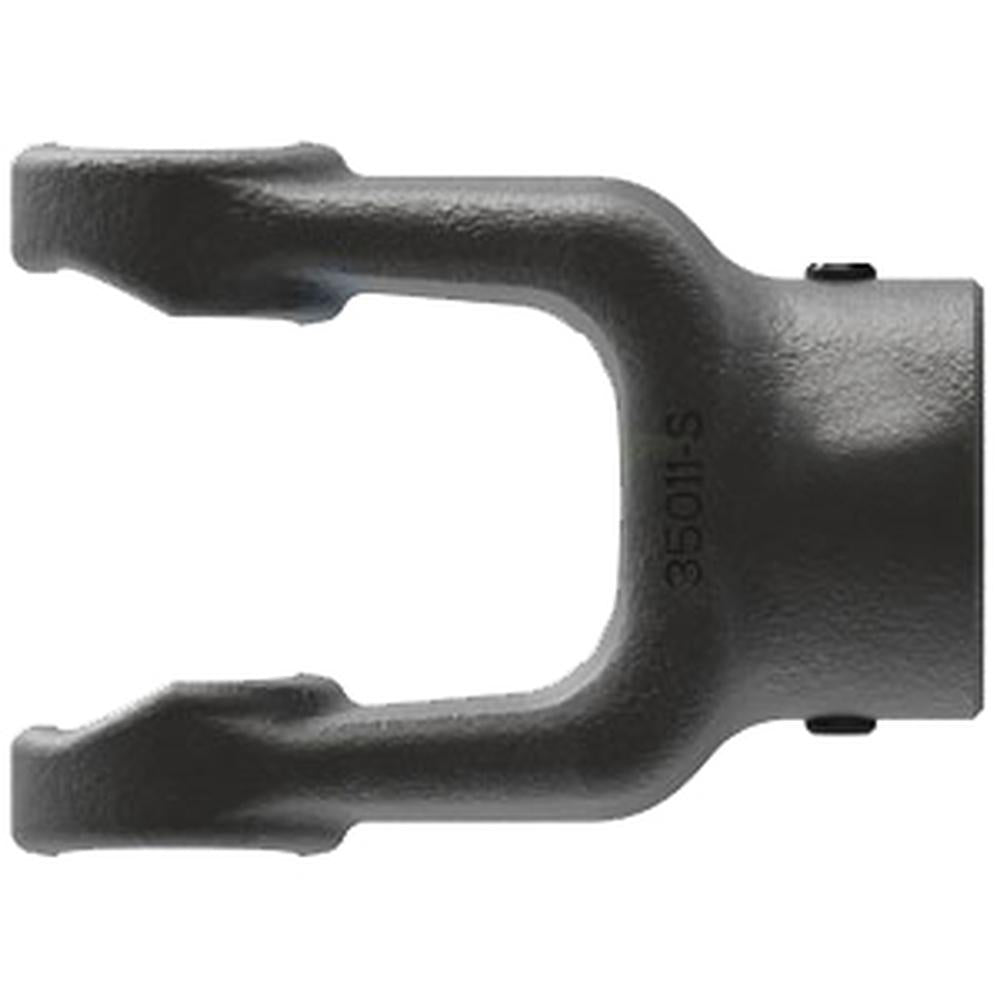 A-806-4424-AI Round Bore Implement Yoke (Double Keyway & Set Screw)