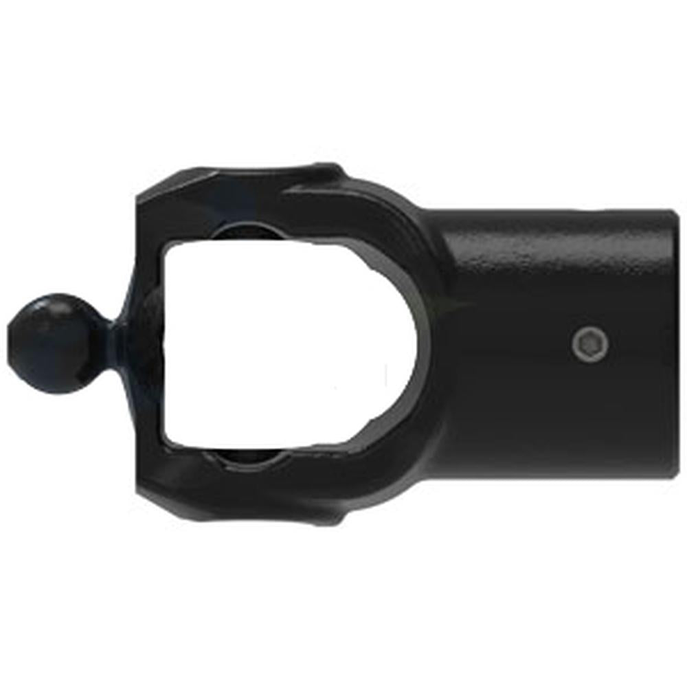 A-850-1420-AI Round Bore Implement Yoke (w/ Keyway & pinhole)