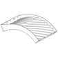 86976420HB Concaves, LH; Small Grain; Helical Bar