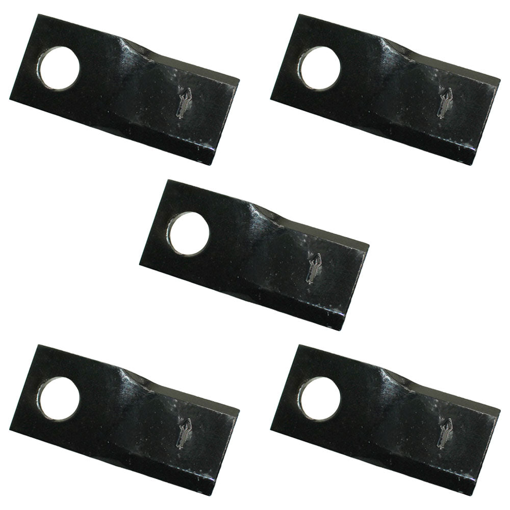Qty 5: Left Hand Disc Mower Blade Fits Ford/New Holland Replaces 87348084