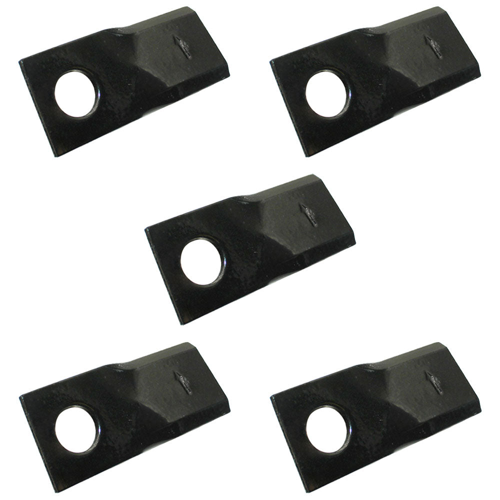 Qty 5: Left Hand Disc Mower Blade Fits Ford/New Holland Replaces 87348084