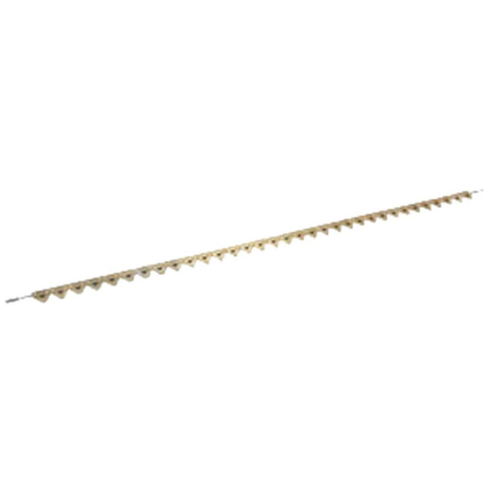 A-AH213829-AI 9ï¿½, Chrome 11ga Coarse Serrated, Bolt-On, Mid-Segment