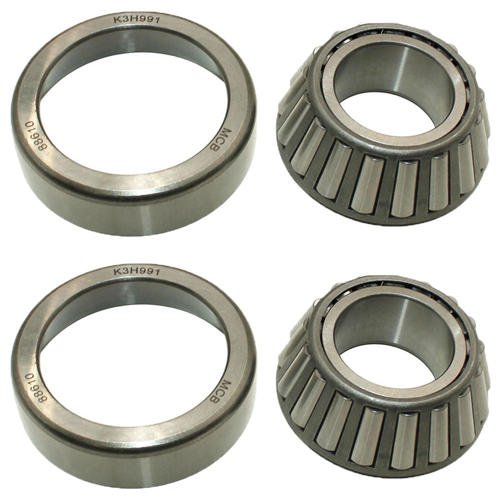 Qty 2: Kingpin Tapered Roller Bearings (Import) Fits John Deere