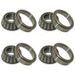 Qty 4: Kingpin Tapered Roller Bearings (Import) Fits John Deere