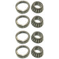 Qty 4: Kingpin Tapered Roller Bearings (Import) Fits John Deere