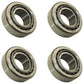 Qty 4: Kingpin Tapered Roller Bearings (Import) Fits John Deere