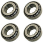 Qty 4: Kingpin Tapered Roller Bearings (Import) Fits John Deere