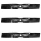Qty:3 Lawn Mower Blades Fits John Deere Replaces M170639