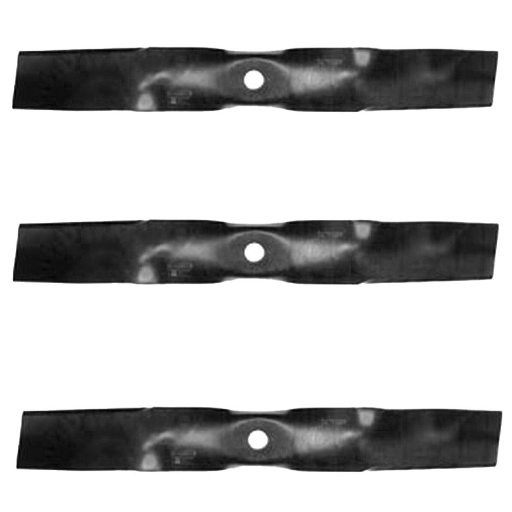 Set of 3 21 3/8" x .800 Low Lift Mower Blades Fits John Deere GY20683