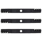 Set of 3 Heavy Duty Predator Blade Fits Kubota ZD1211 ZD1511 72" K5975-34360