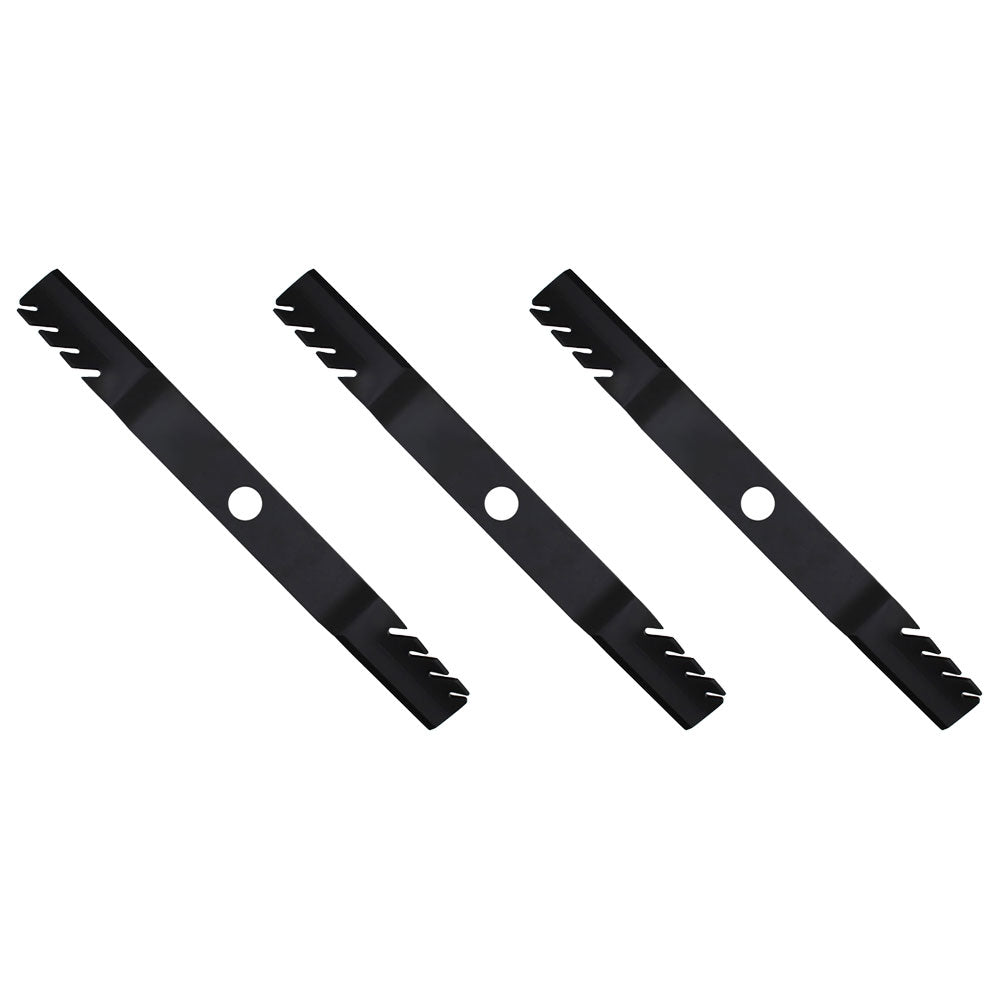 Set of 3 Heavy Duty Predator Blade Fits Kubota ZD1211 ZD1511 72" K5975-34360
