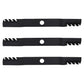 Set of 3 Heavy Duty Predator Blade Fits Kubota ZD1211 ZD1511 72" K5975-34360